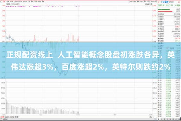 正规配资线上  人工智能概念股盘初涨跌各异，英伟达涨超3%，百度涨超2%，英特尔则跌约2%