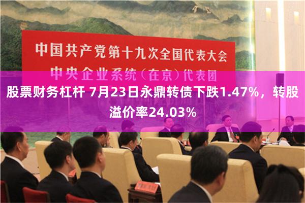 股票财务杠杆 7月23日永鼎转债下跌1.47%，转股溢价率24.03%