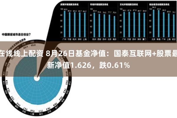 在线线上配资 8月26日基金净值：国泰互联网+股票最新净值1.626，跌0.61%