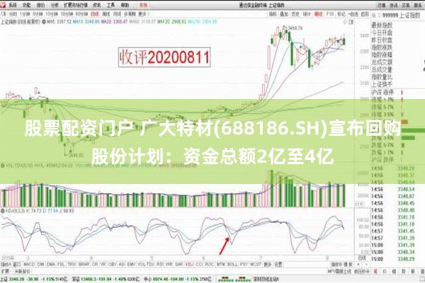 股票配资门户 广大特材(688186.SH)宣布回购股份计划：资金总额2亿至4亿